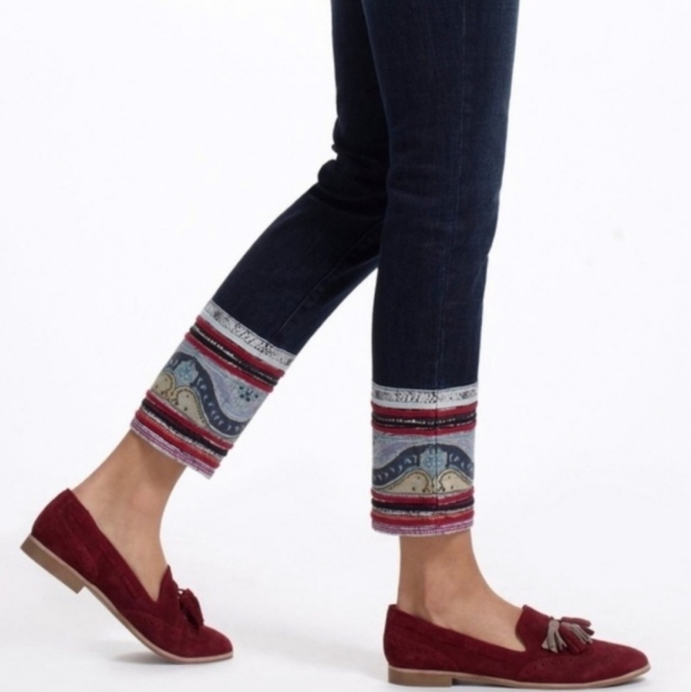 Anthro | Pilcro Patchwork Bandana Cuff Cro…